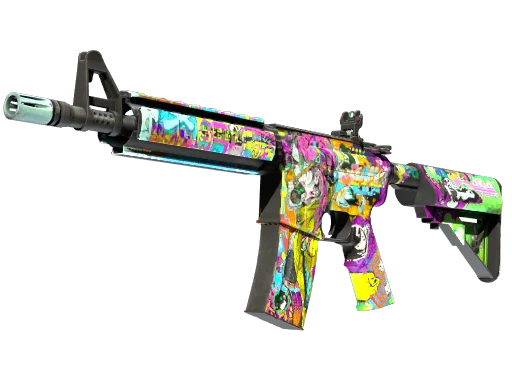 StatTrak™ M4A4 | In Living Color (Minimal Wear)