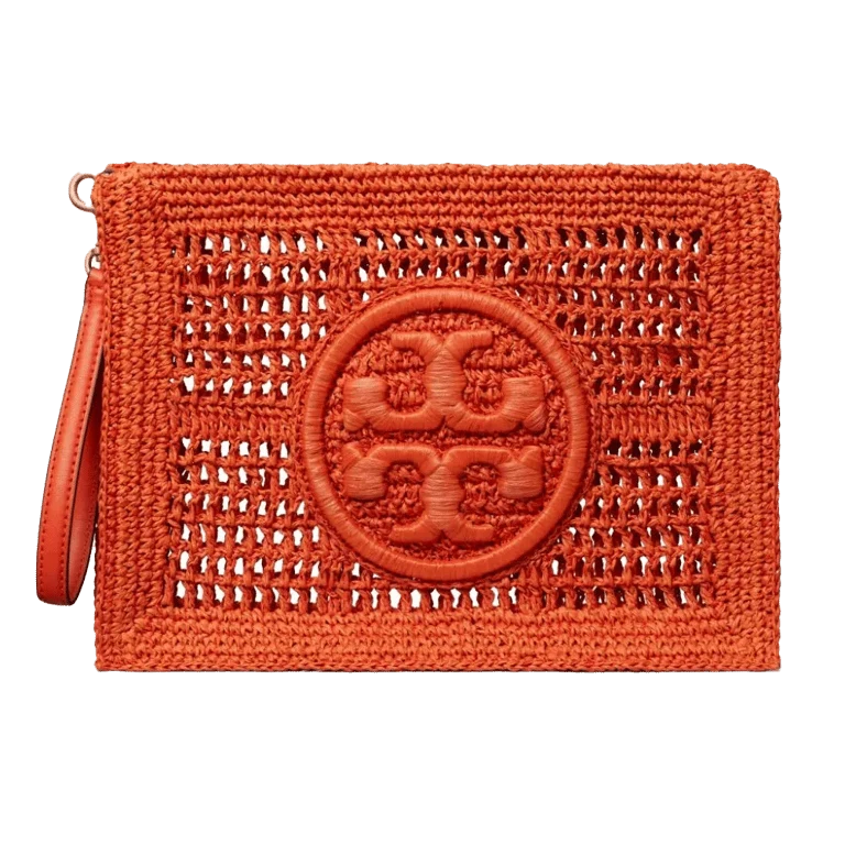 Tory Burch · Tory Burch Ella Double T-Embossed Clutch Bag