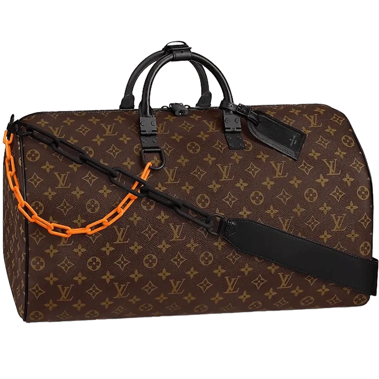 Louis Vuitton · Louis Vuitton Keepall Bandouliere Black-tone 50 Brown
