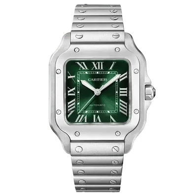 Cartier · Cartier - Santos Large 40MM - Steel Green Dial