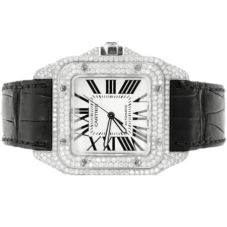 Cartier · Cartier Santos De Cartier 40MM Steel 11.75ctw