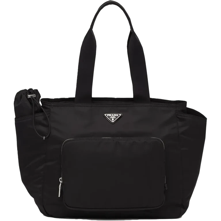 Prada · Prada Enamel Logo Plaque Changing Bag
