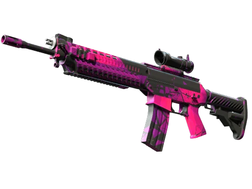 StatTrak™ SG 553 | Pulse (Minimal Wear)