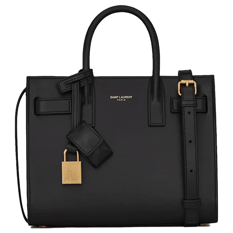Saint Laurent · Saint Laurent Sac De Jour Nano In Smooth Leather Black