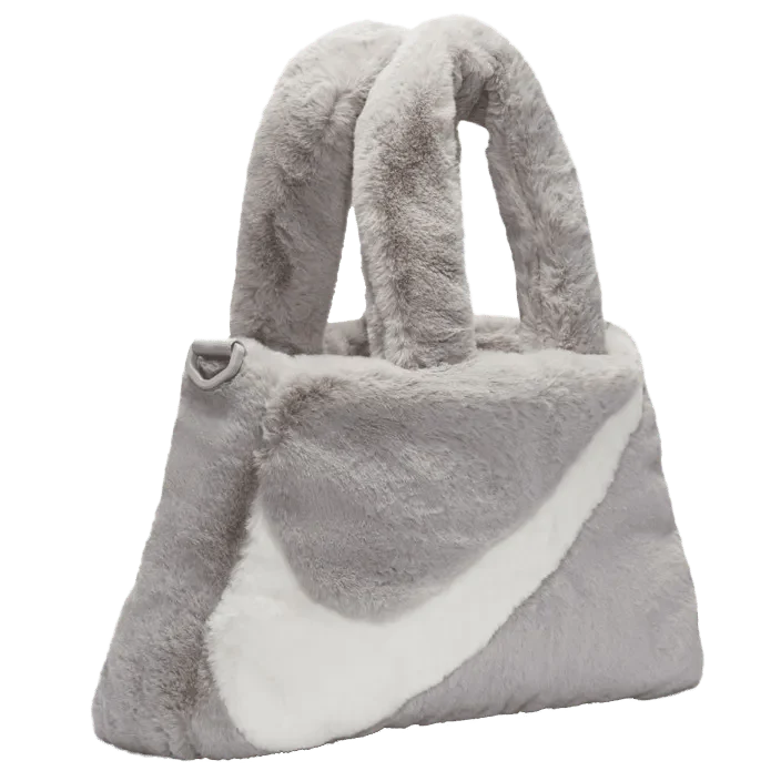 Nike · Nike Faux Fur Tote Bag Light Iron Oar