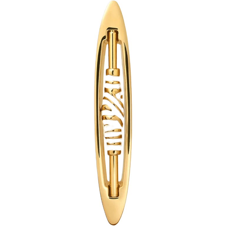 Loro Piana · Shuttle Brooch Brass