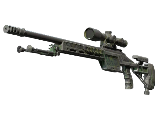 Souvenir SSG 08 | Jungle Dashed (Battle-Scarred)