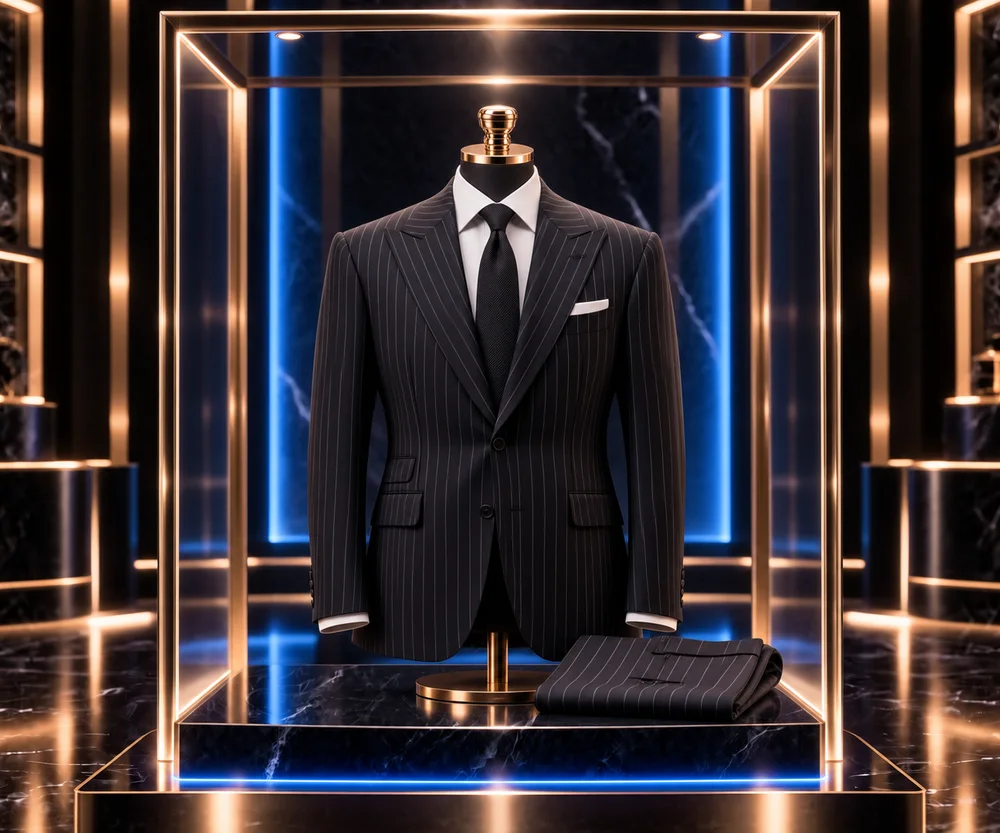 Bespoke Pinstripe Suit
